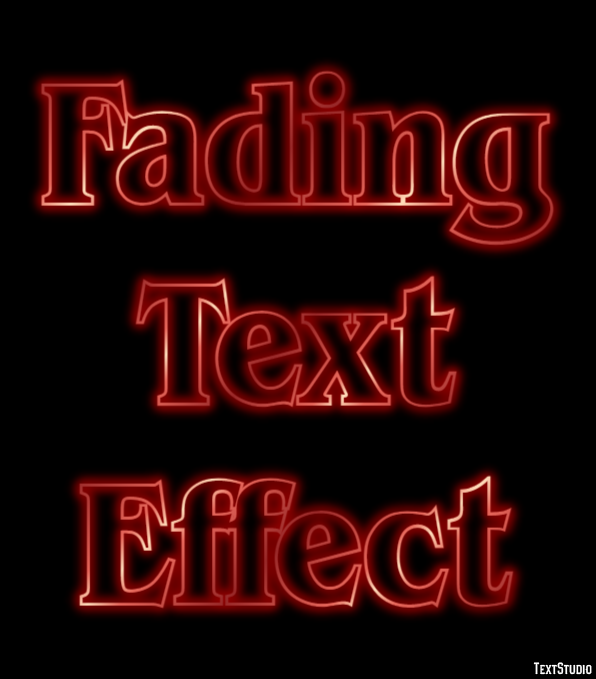 Fading Text Effect Text Effect