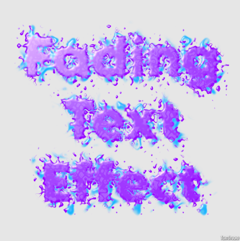 Fading Text Effect Text Effect