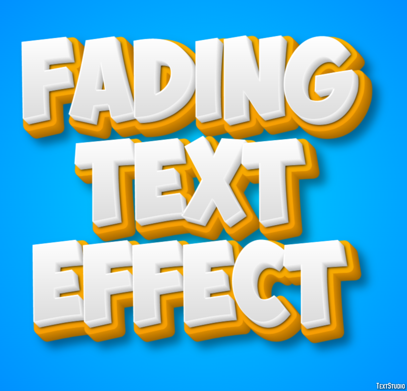 Fading Text Effect Text Effect