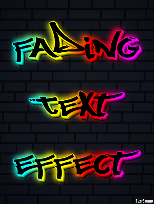 Fading Text Effect Text Effect