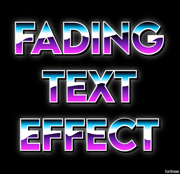 Fading Text Effect Text Effect