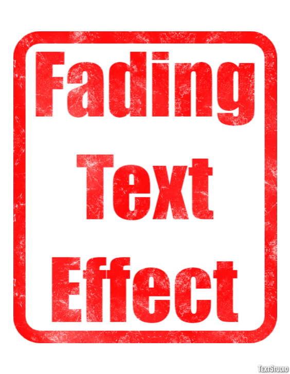 Fading Text Effect Text Effect