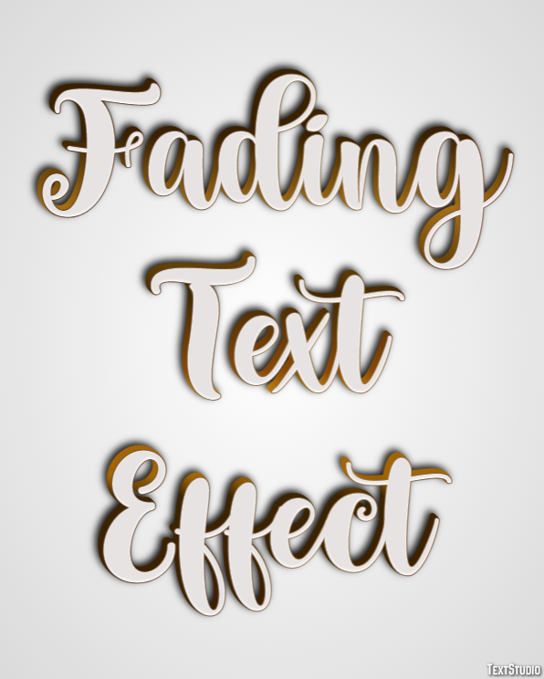 Fading Text Effect Text Effect