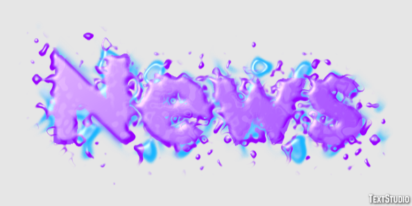 News Tekst effect