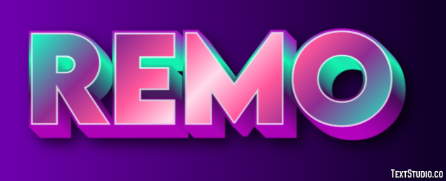 Remo Effetto testo