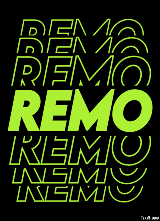 Remo Effetto testo