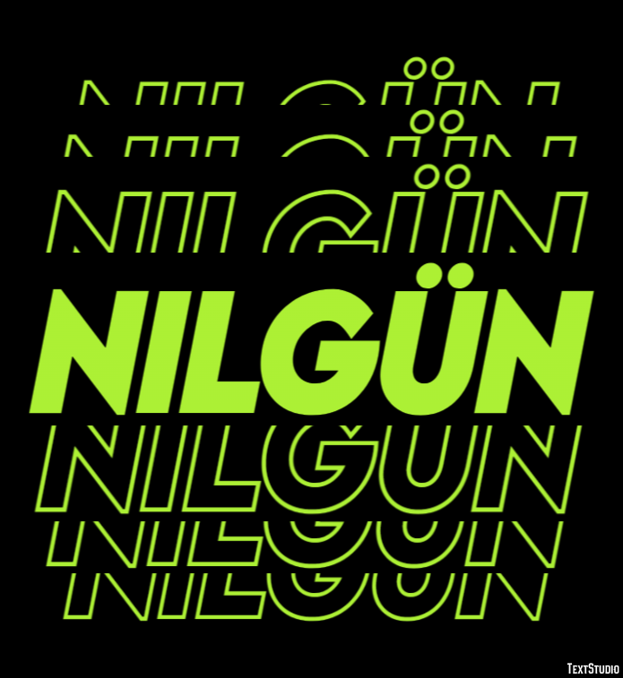 Nilgün Efecto de Texto