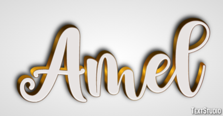 Amel Effetto testo