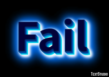 Fail Text Effect