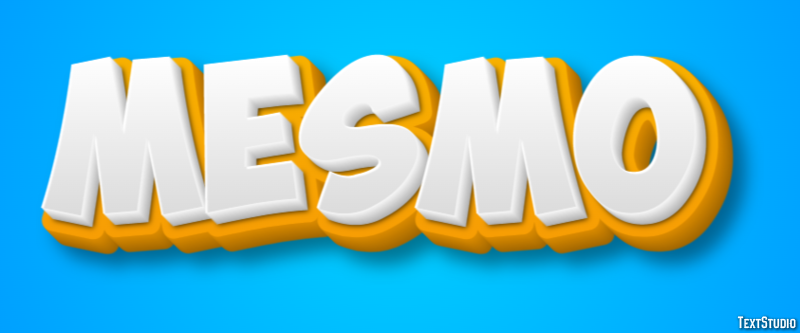 Mesmo Text Effect