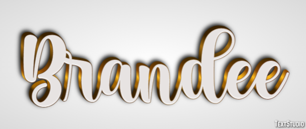 Brandee テキスト効果