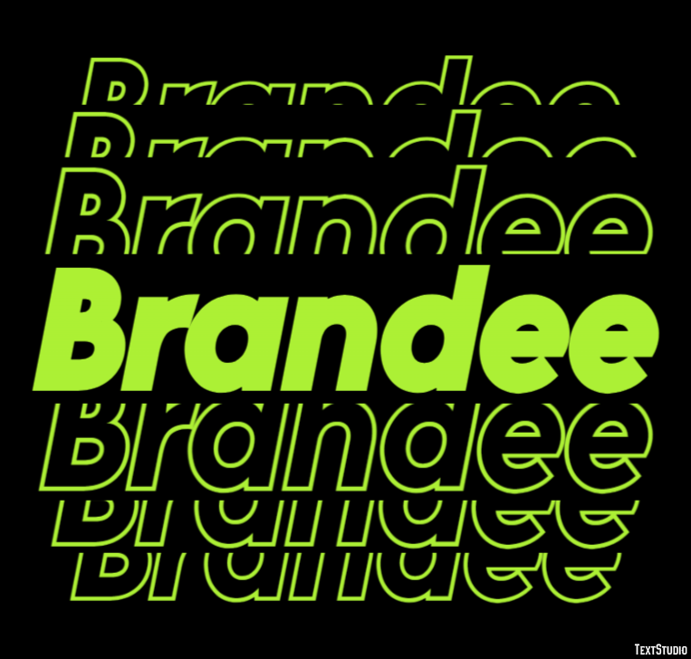 Brandee Effetto testo