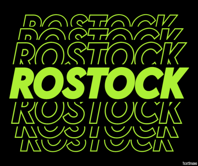 Rostock Efekt tekstowy