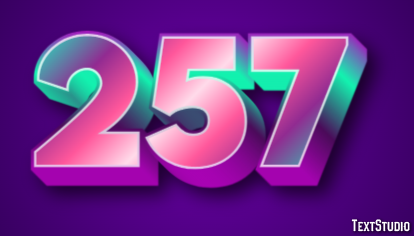 257 Texteffekt