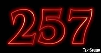 257 Texteffekt