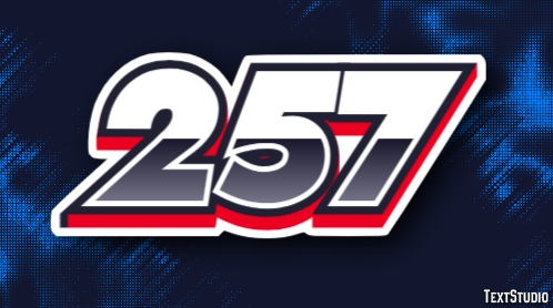 257 Efekt tekstowy