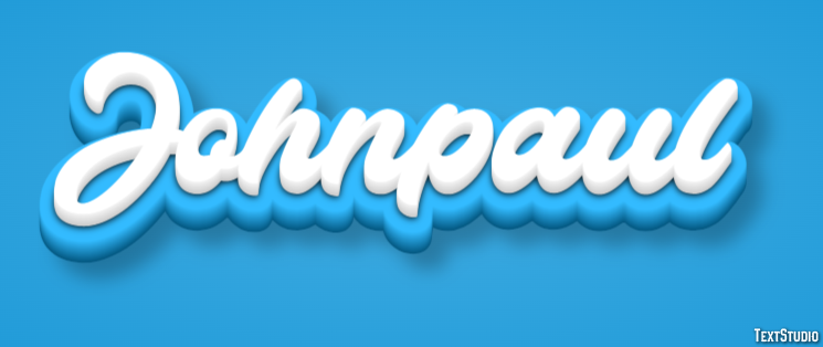 Johnpaul Text Effect