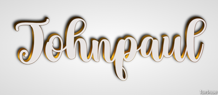 Johnpaul Text Effect