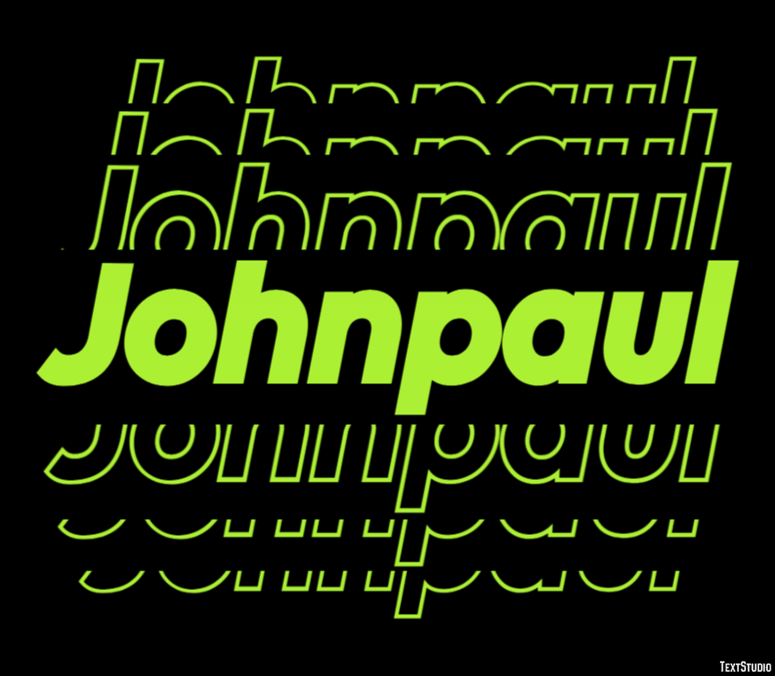 Johnpaul Text Effect