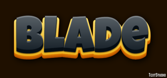 Blade Text Effect