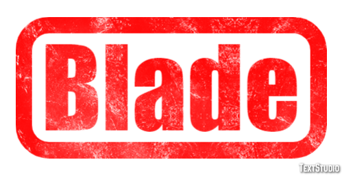 Blade Text Effect