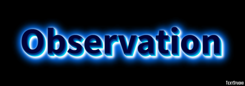 Observation Effetto testo