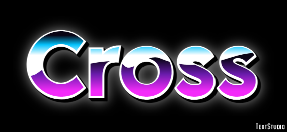 Cross Efeito de texto