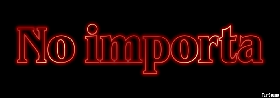 No importa Texteffekt