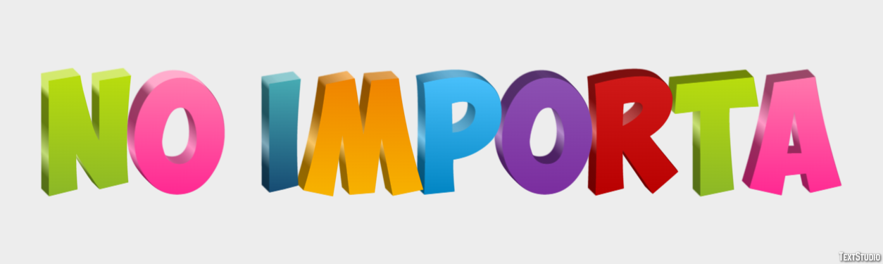 No importa Texteffekt