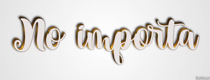 No importa Texteffekt