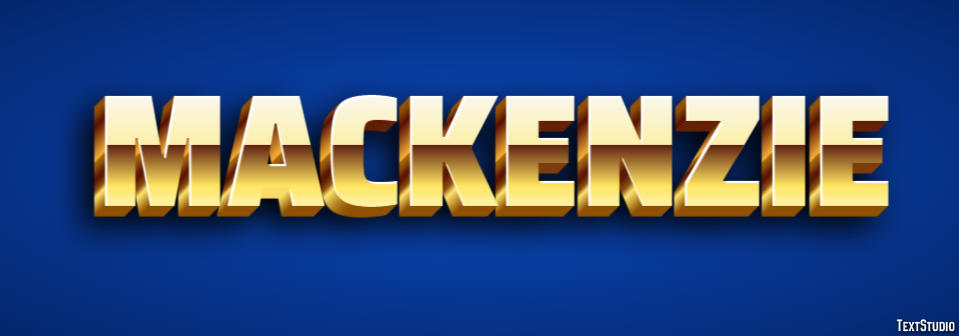 Mackenzie Efekt tekstowy