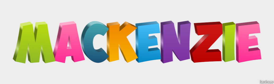 Mackenzie Efekt tekstowy