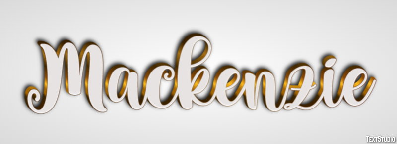 Mackenzie Efekt tekstowy