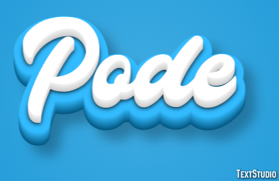 Pode Efeito de texto