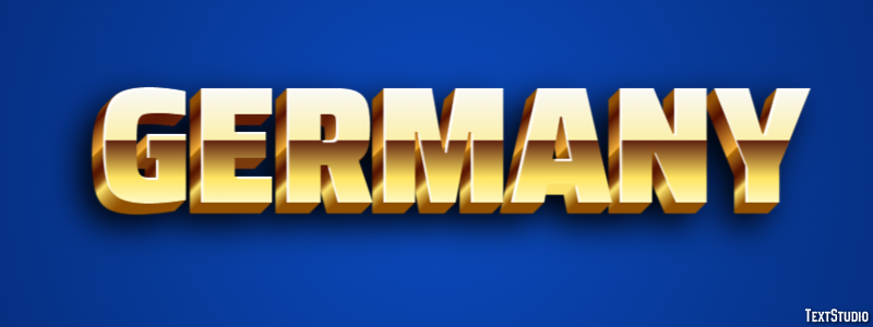 Germany Text Effect