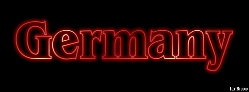 Germany Text Effect