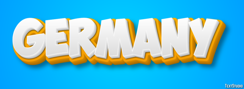 Germany Text Effect
