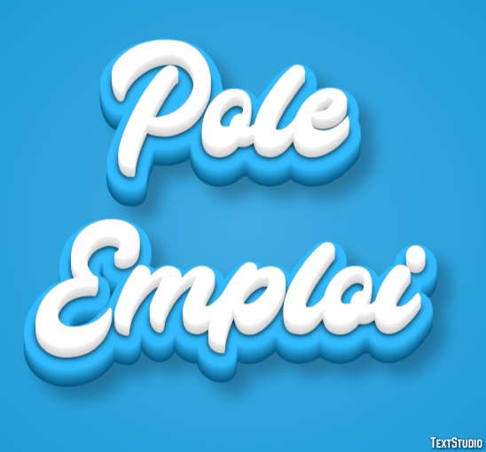 Pole Emploi Tekst effect