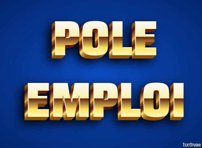 Pole Emploi Tekst Effect