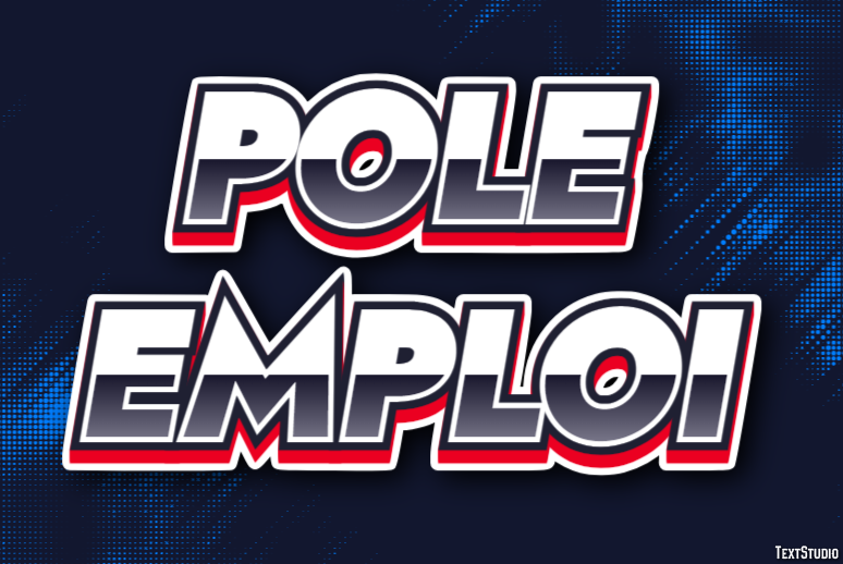 Pole Emploi Tekst Effect