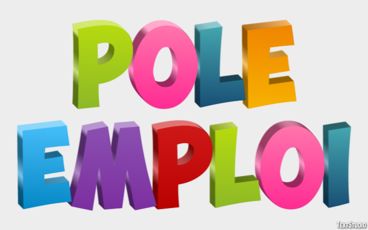 Pole Emploi Tekst Effect