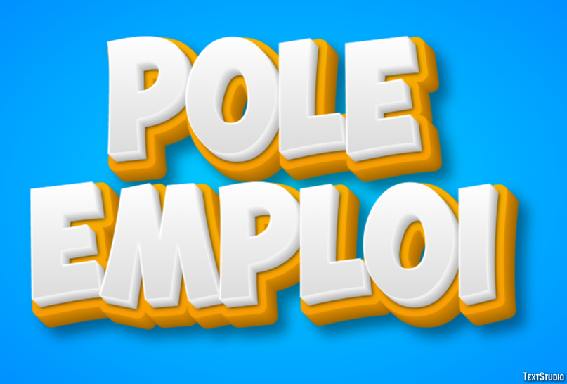 Pole Emploi Tekst Effect