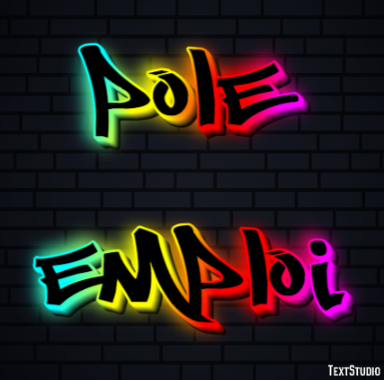 Pole Emploi Tekst effect