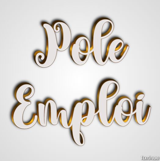 Pole Emploi Tekst Effect