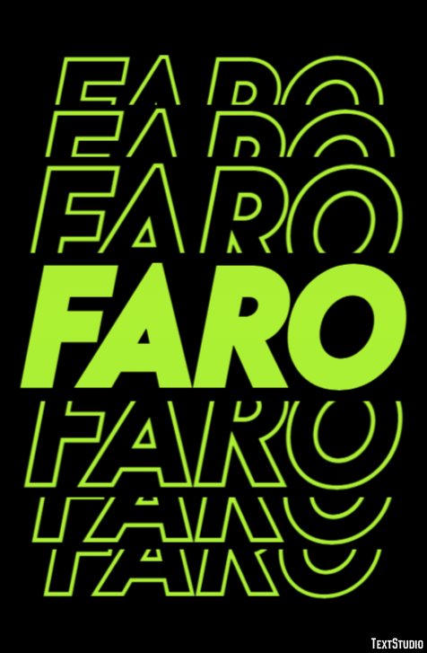Faro Efekt tekstowy