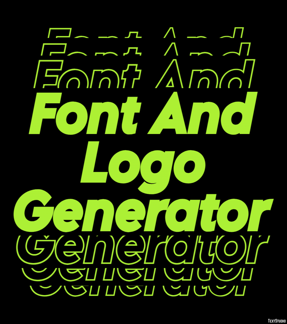 Font And Logo Generator テキスト効果