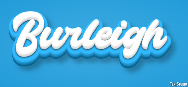 Burleigh Text effect