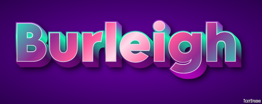 Burleigh Text Effect