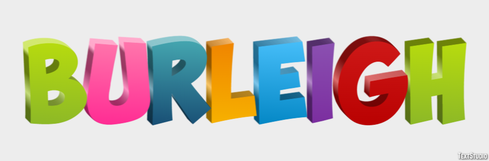 Burleigh Text effect