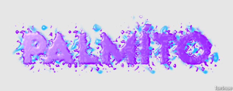Palmíto Text Effect